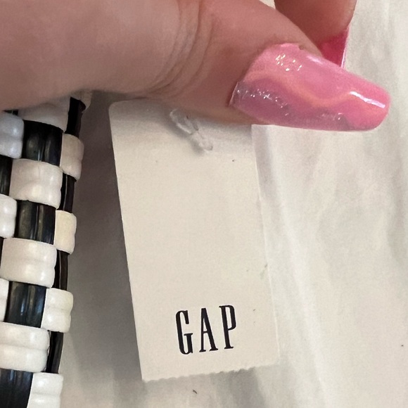 GAP woven pvc clutch. Never been used. - Picture 2 of 5